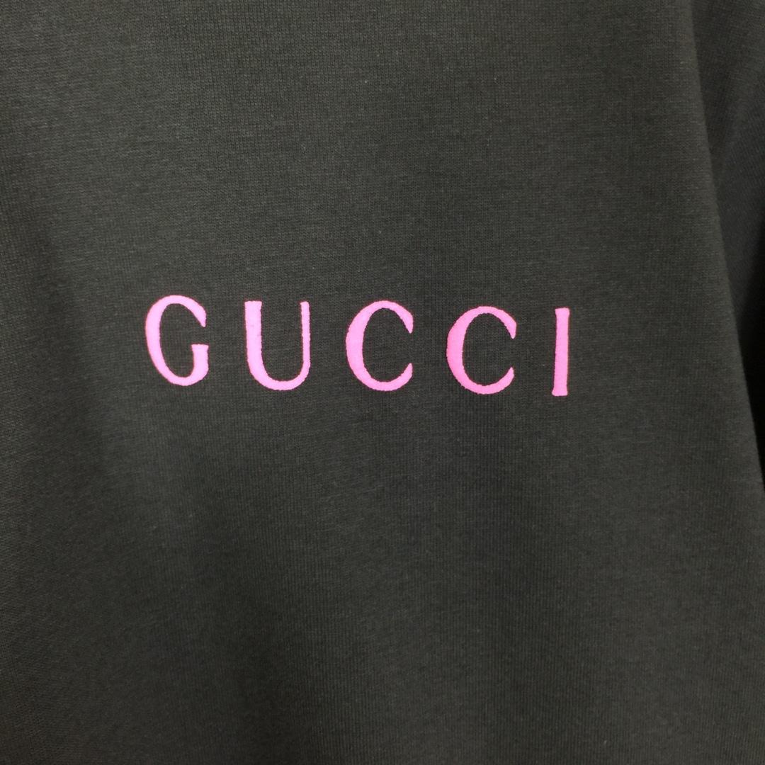 Gucci Printed Cotton Jersey T-shirt - EUR FASHION