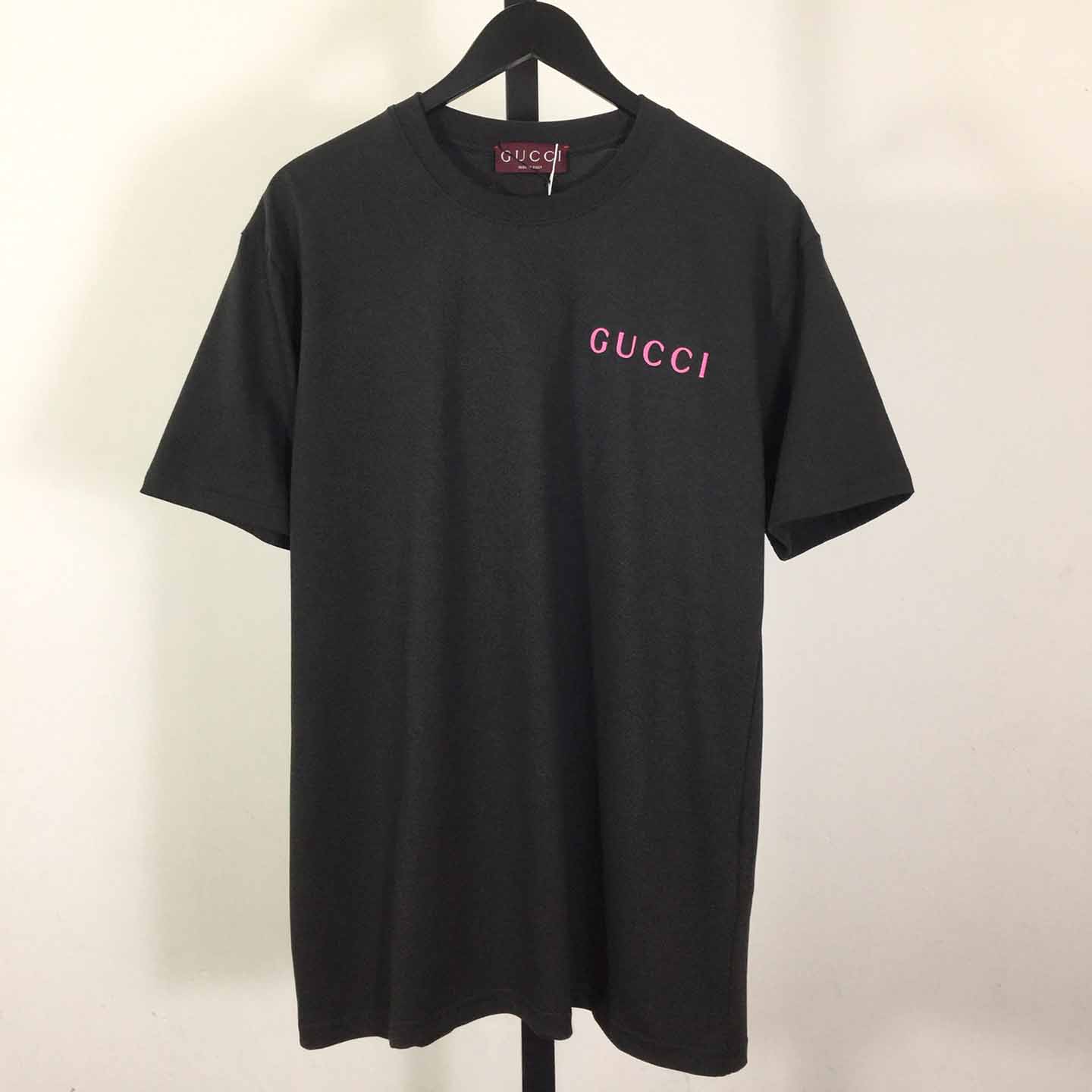 Gucci Printed Cotton Jersey T-shirt - EUR FASHION