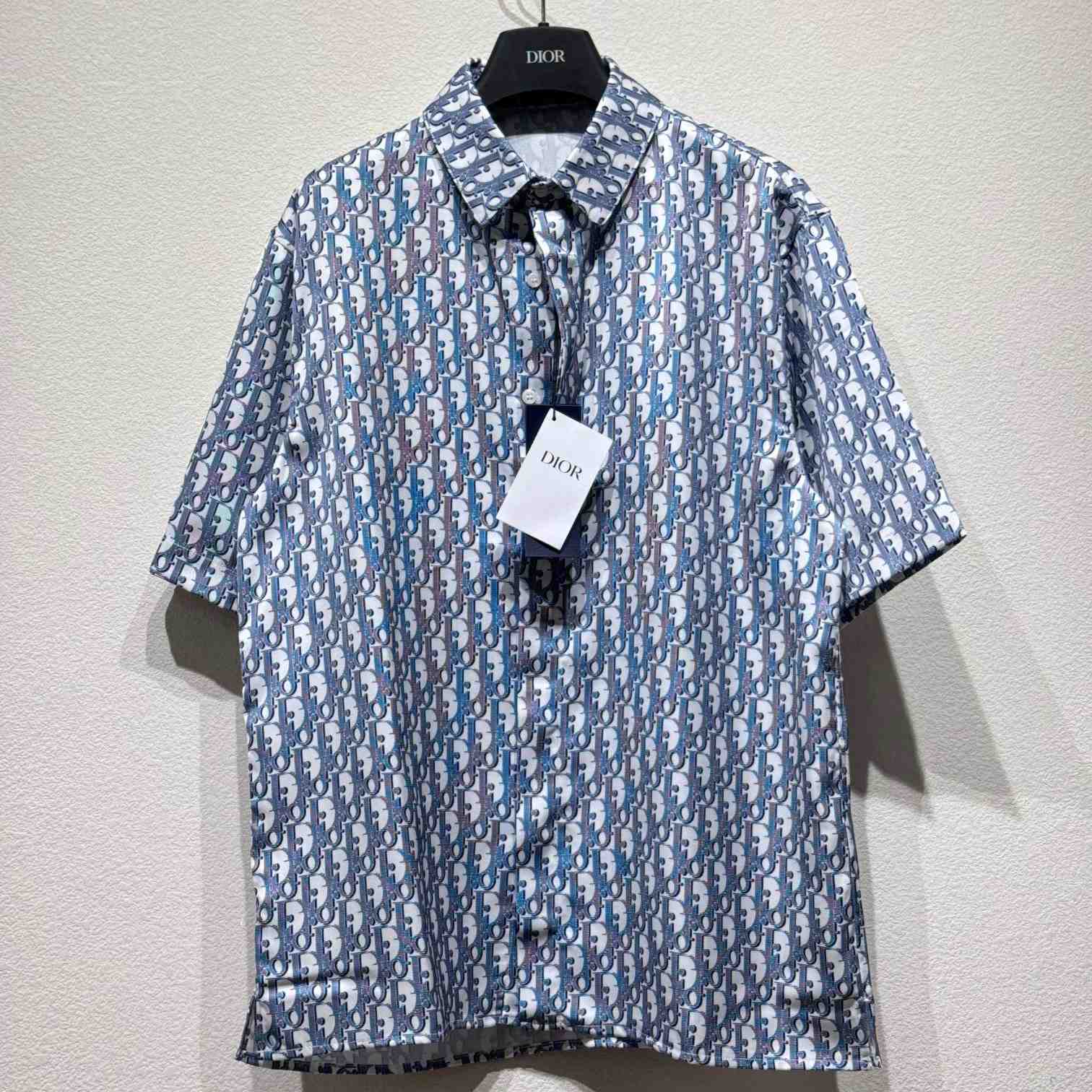 Dior Oblique Short-Sleeved Shirt  - EUR FASHION