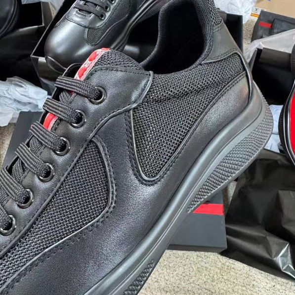 Prada America's Cup Soft Rubber And Bike Fabric Sneakers - EUR FASHION