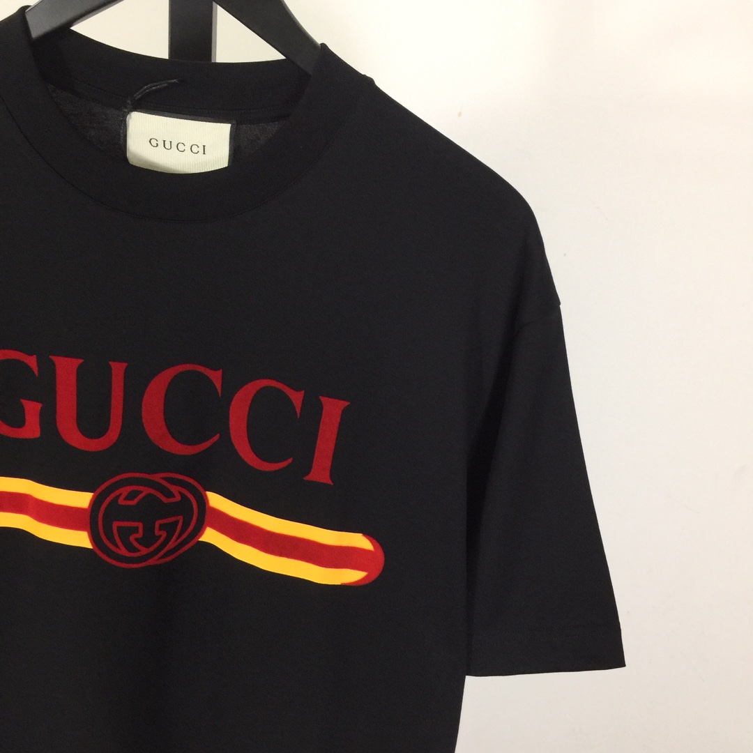 Gucci Printed Cotton Jersey T-shirt - EUR FASHION