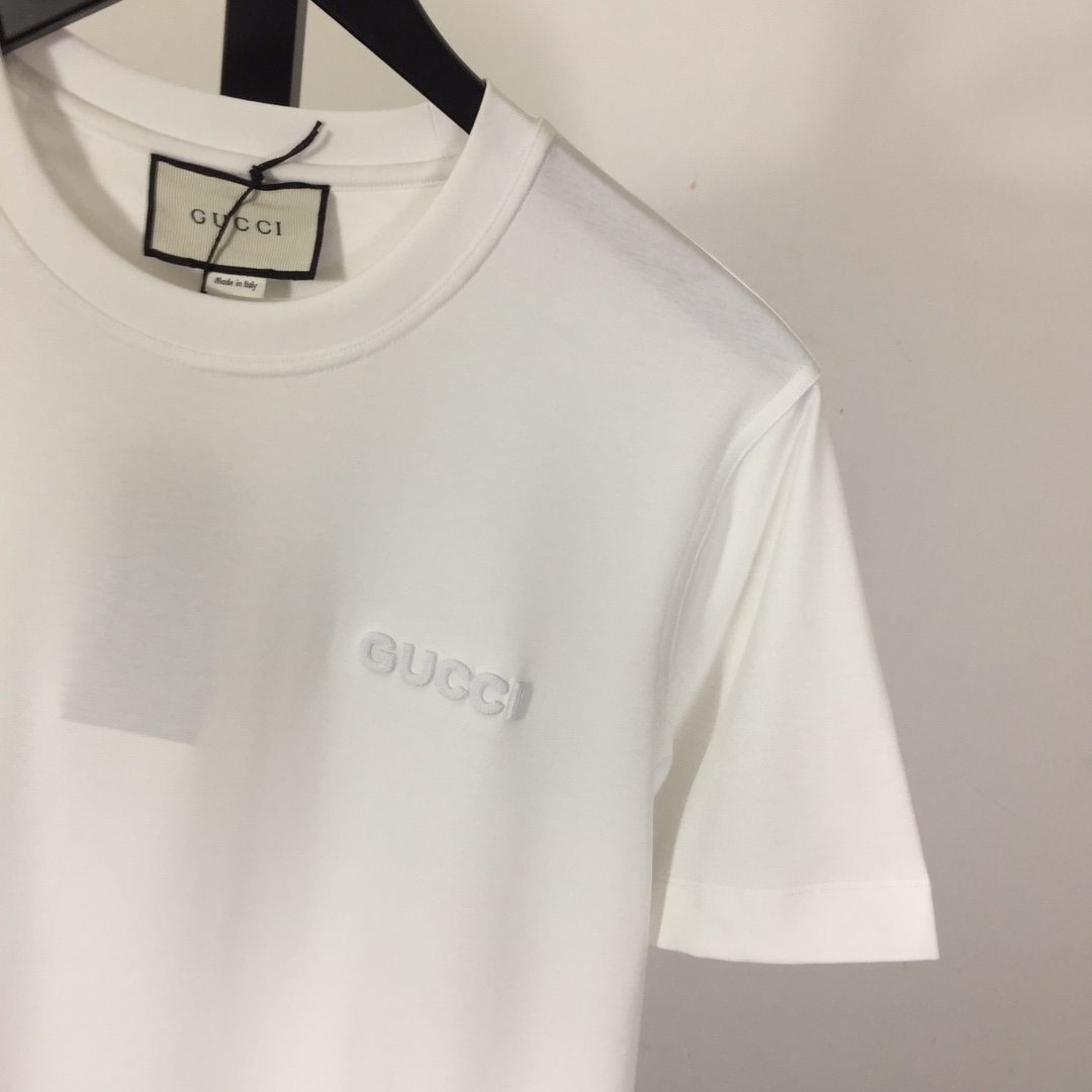 Gucci Cotton Jersey T-shirt With Embroidery - EUR FASHION