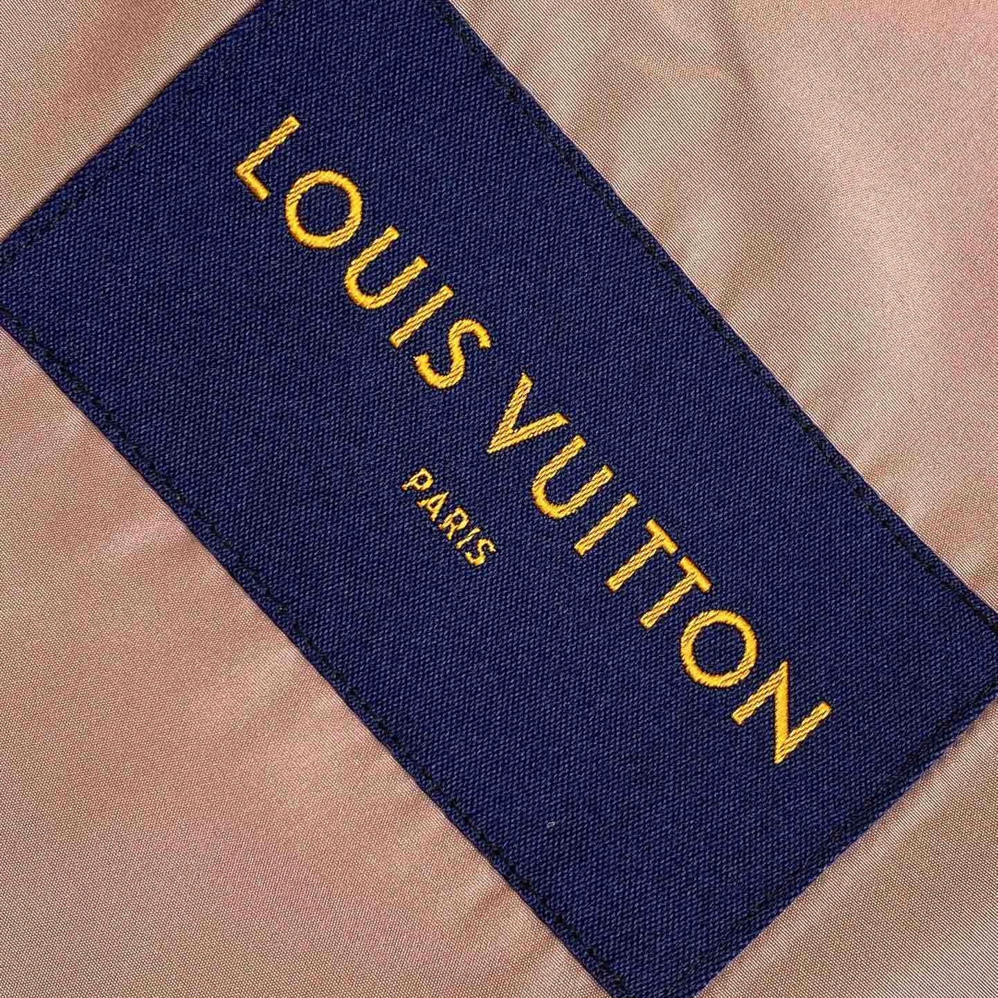 Louis Vuitton Monogram Debossed Leather Tracksuit Jacket   1AHBU4 - EUR FASHION
