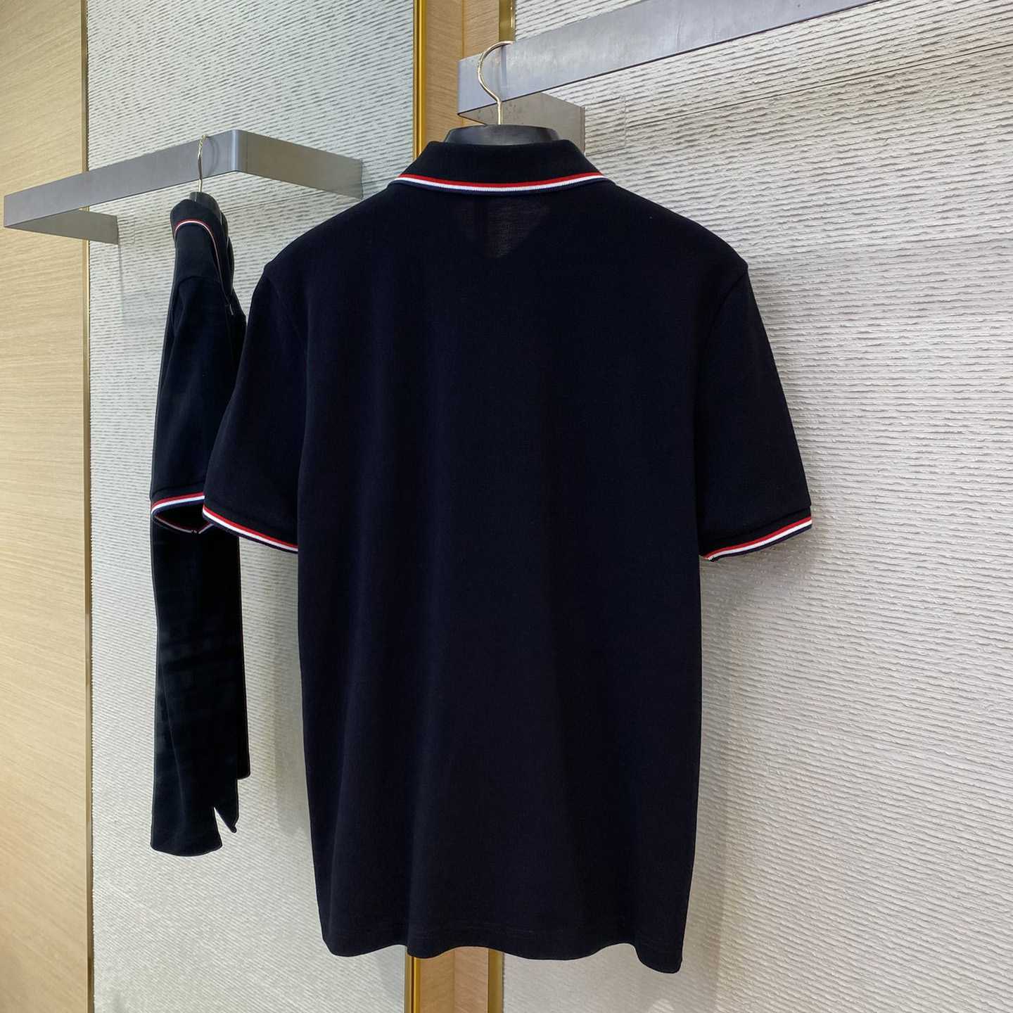 Moncler Logo Cotton Polo Shirt - EUR FASHION