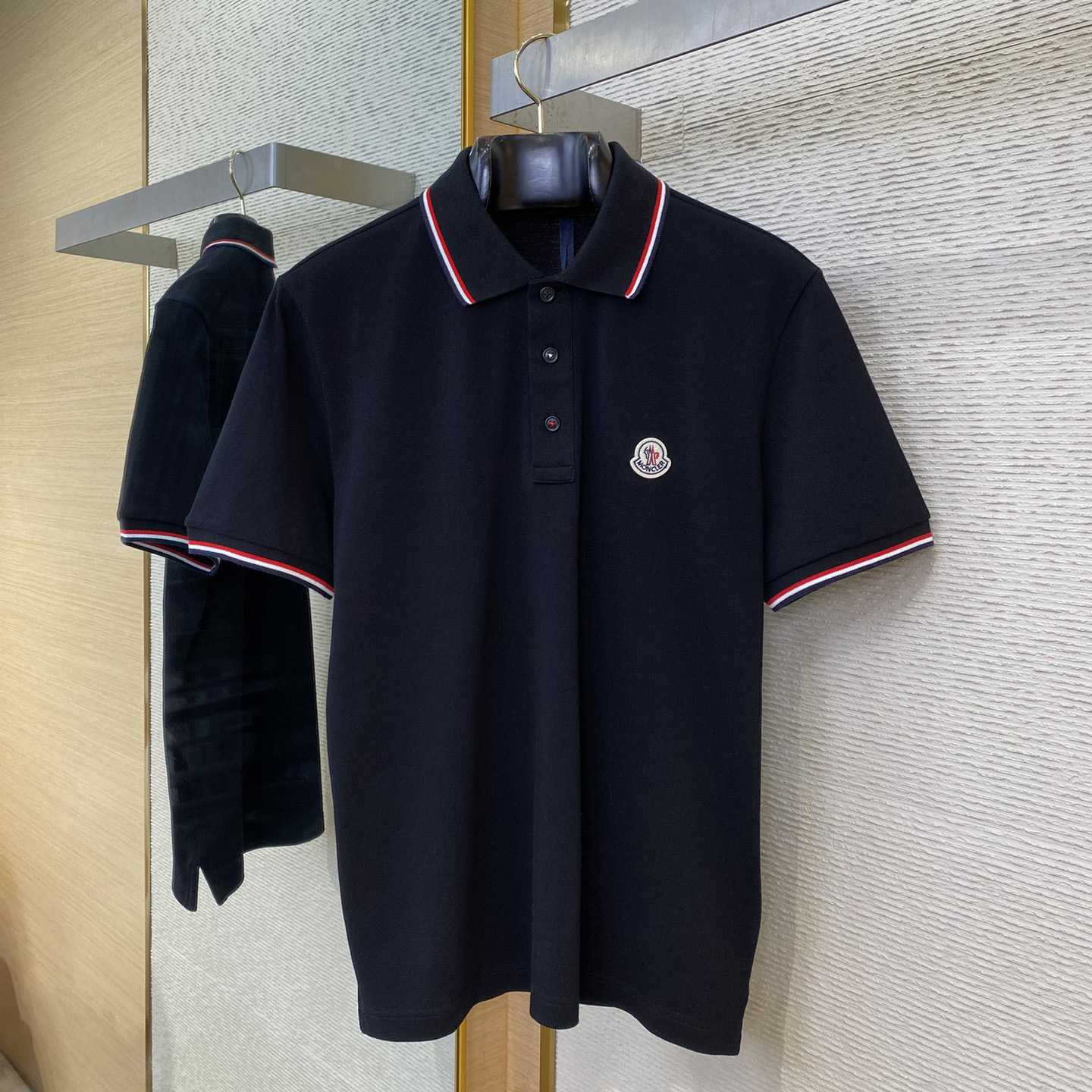 Moncler Logo Cotton Polo Shirt - EUR FASHION