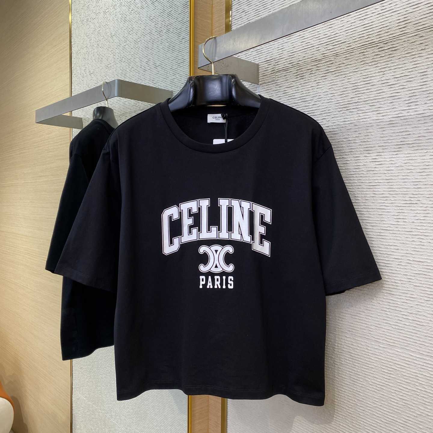 Celine Loose T-shirt In Cotton Jersey - EUR FASHION