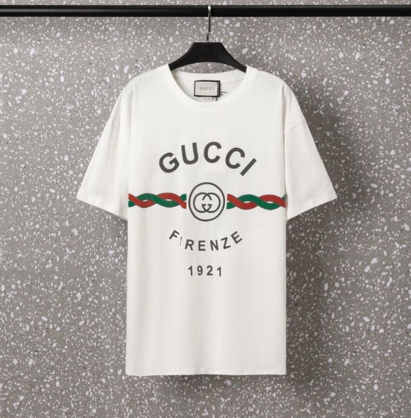 Gucci Cotton Jersey 'Gucci Firenze 1921' T-shirt - EUR FASHION