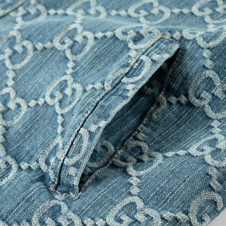 Gucci GG Monogram Denim Shirt - EUR FASHION