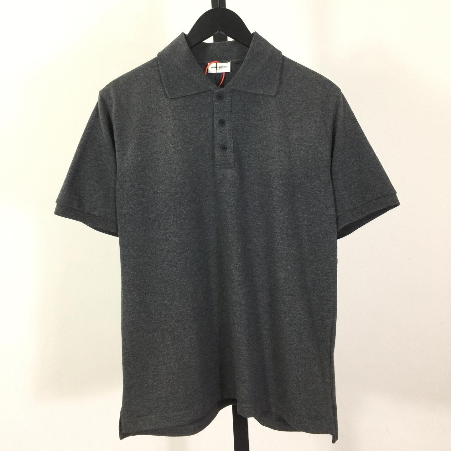 Saint Laurent Wool Knit Polo Top  - EUR FASHION