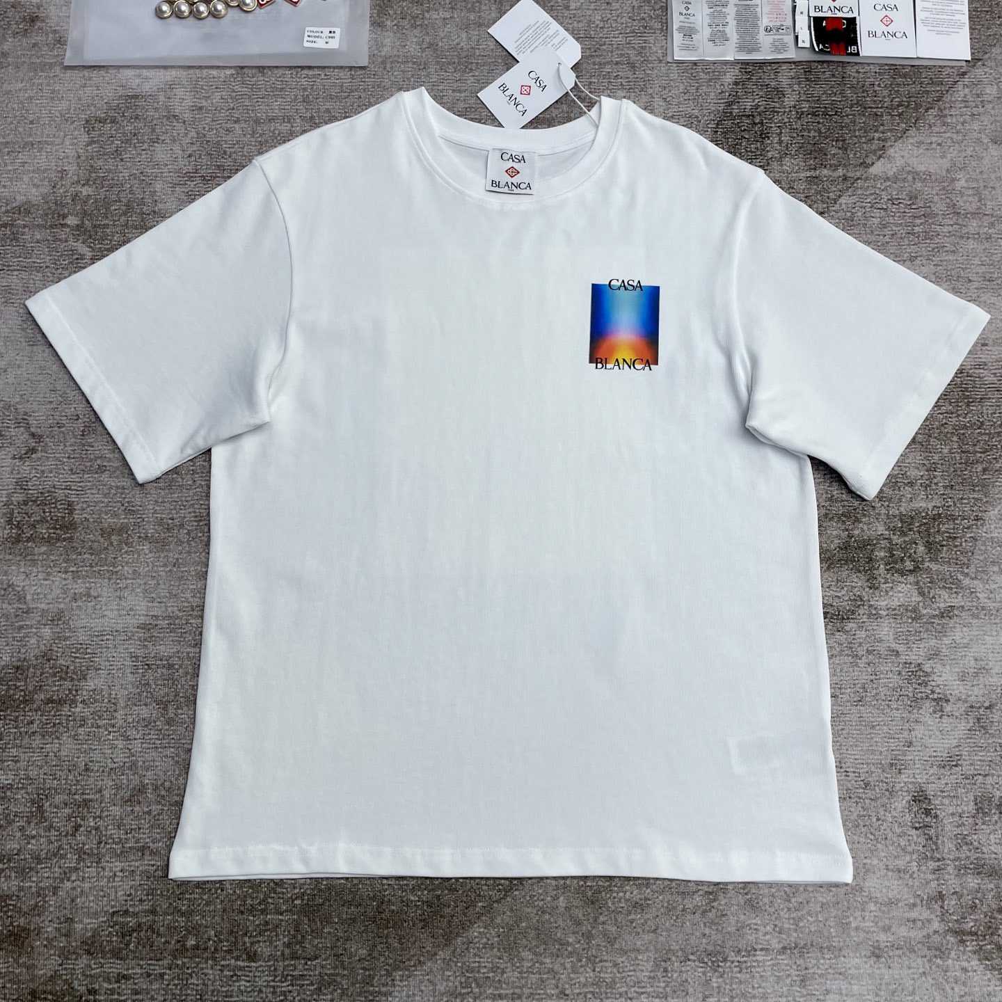 Casablanca Gradient Casa Logo T-Shirt   C986 - EUR FASHION