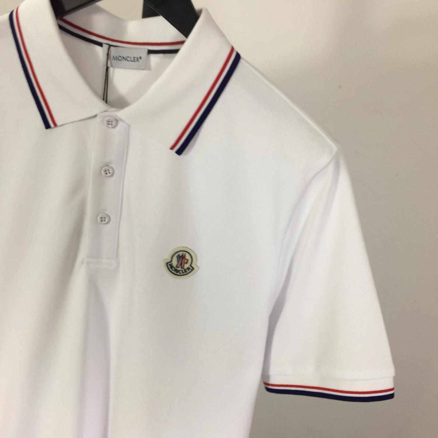 Moncler Logo Cotton Polo Shirt - EUR FASHION