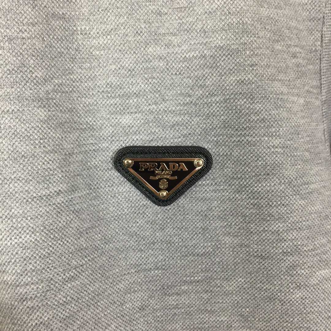 Prada Logo Cotton Polo Shirt - EUR FASHION